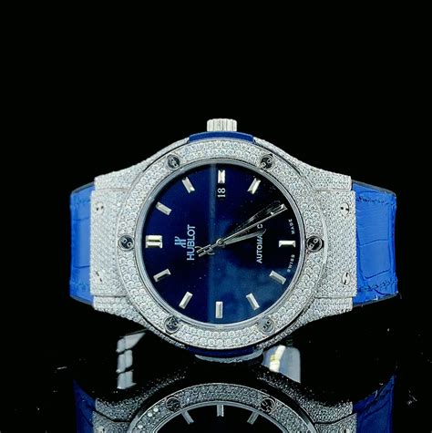 hublot diamond studded watches
